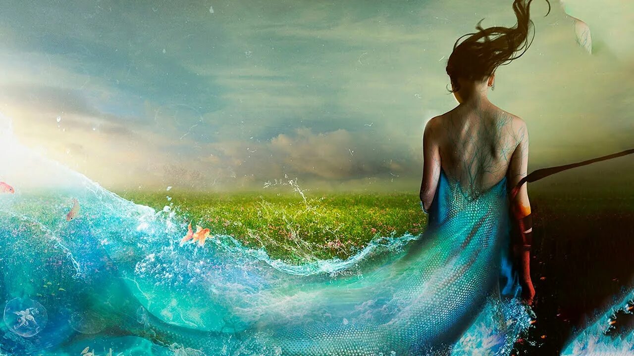 Безумно красивая мелодия. Женщина вода. Женщина из воды. Стихия воды. Женщина в воде картина.