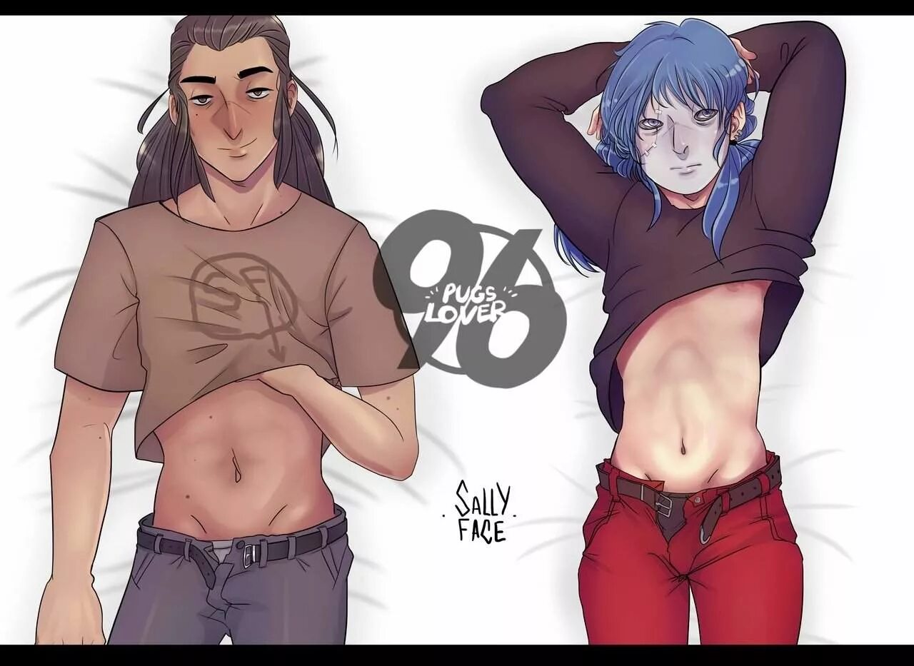 Rule 34 ларри ларри. Ларри Салли фейс. Ларри Джонсон и Салли. Салли Фишер и Трэвис 18. Дакимакура Салли фейс Трэвис.