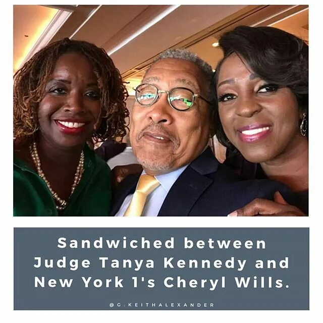 At the @naacp Eighteenth Annual Freedom Fund Luncheon last year, sandwiched...