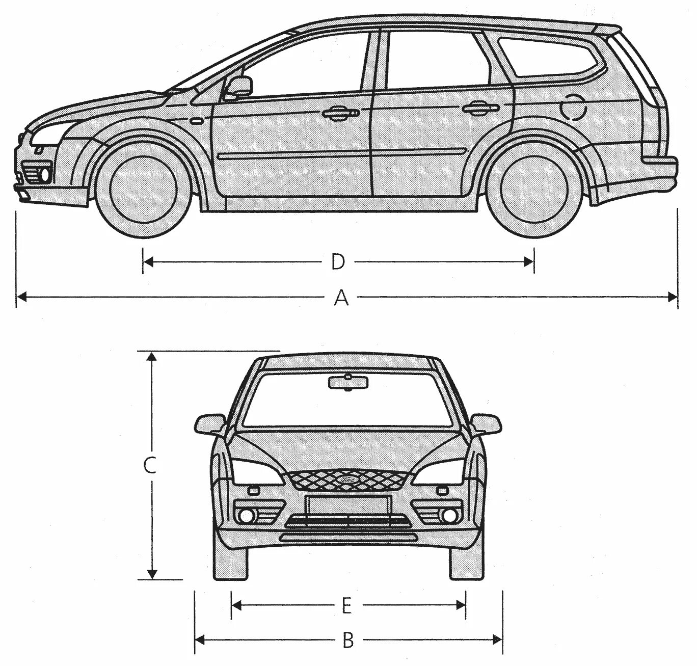 Ford Focus 2 универсал чертеж. Форд фокус 2 универсал габариты. Форд фокус 2 универсал Размеры. Ford Focus 1 универсал габариты. Фокус универсал габариты