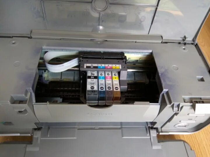 Remove print head for Canon MG5750 MG5751 printer - YouTube