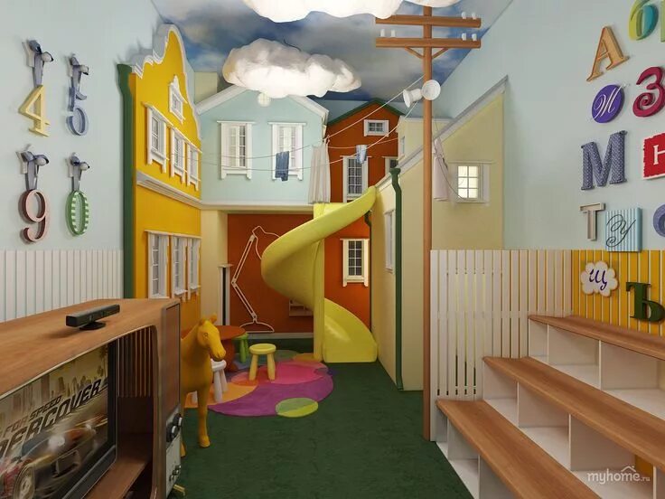 Bright and Colorful Kids Room Designs with Whimsical Artistic Features Colorful 