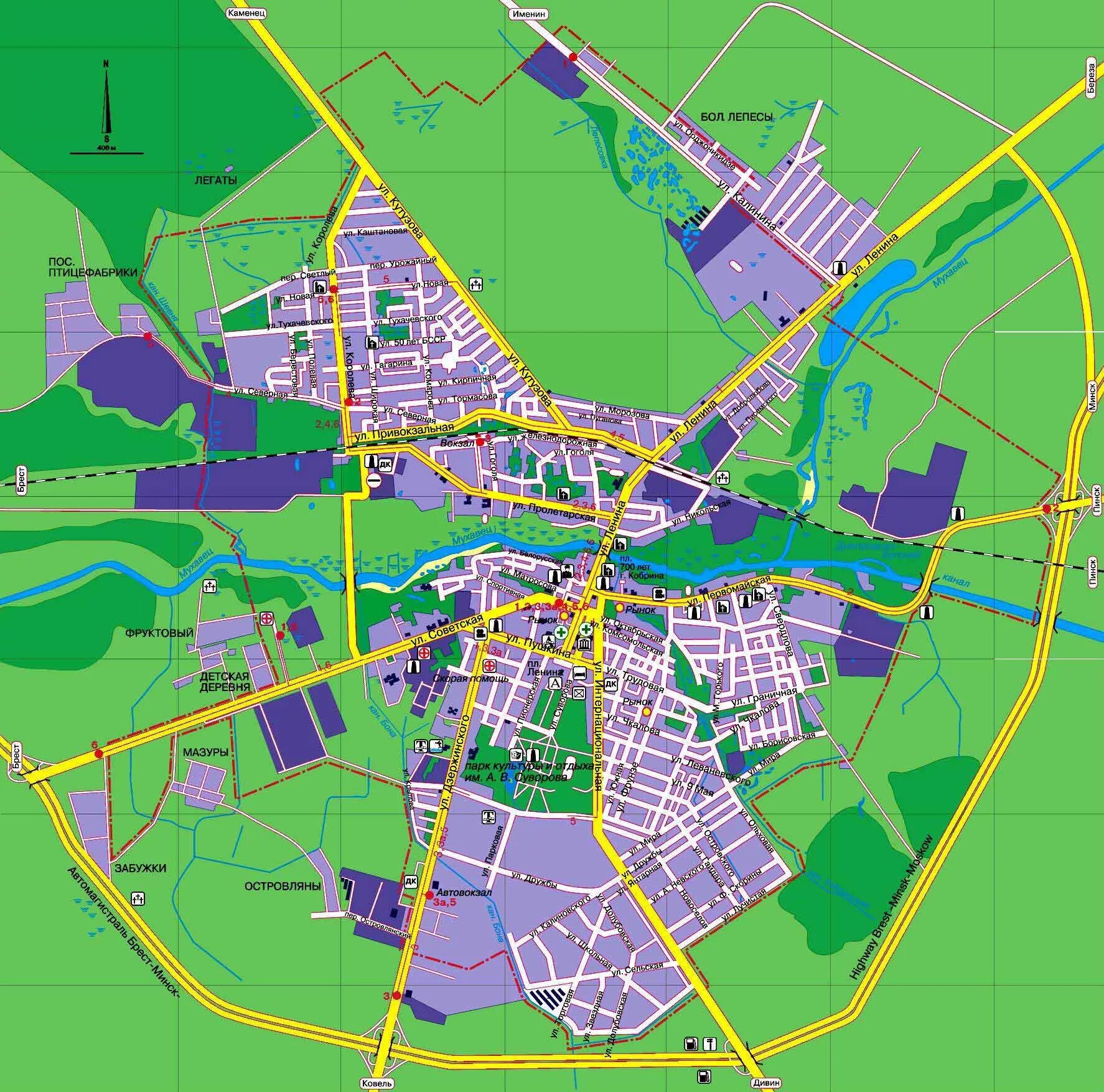 Где город бобруйск. Кобрин карта города с улицами. Город Кобрин на карте. Город Кобрин Белоруссия на карте. Карта Кобрина с достопримечательностями.