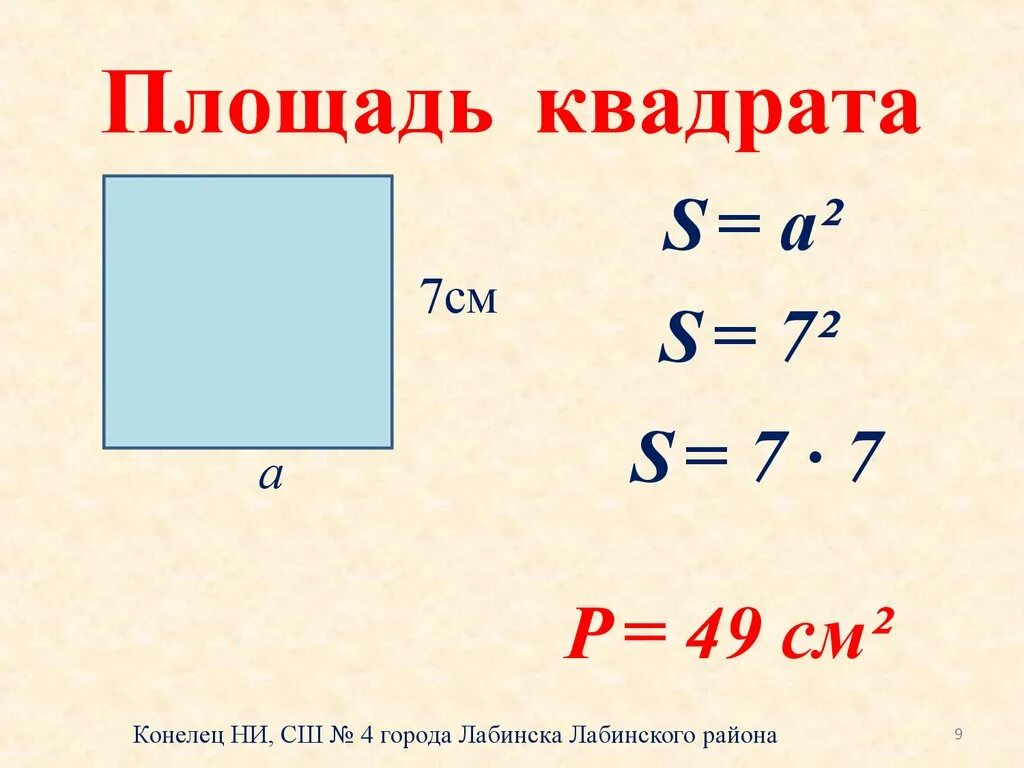 Квадрат пояснение. Формула площади квадрата 3 класс. Площадь квадрата формула 4 с примером. Как вычислить площадь квадрата формула. Как рассчитывается площадь квадрата.