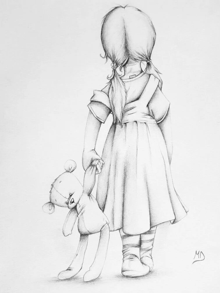Рисунки маленькие девочки карандашом. Портрет ребенка карандашом. Рисунки маленькие девочки карандашом. Рисунки для срисовки для детей. Красивые рисунки.