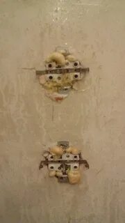 Подрозетники на монтажной пене
