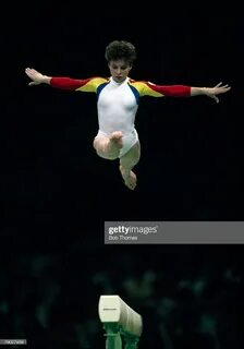 News Photo : Romanian gymnast Daniela Silivas pictured in... 