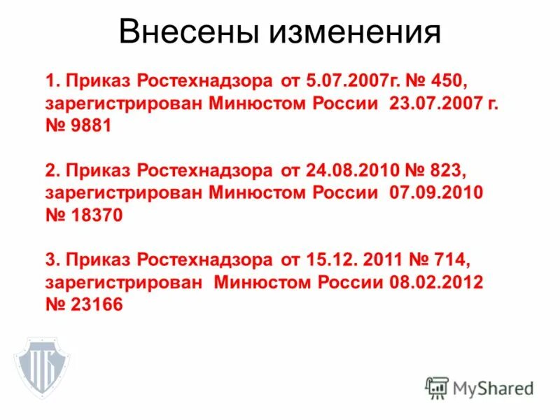 приказ ростехнадзора 9