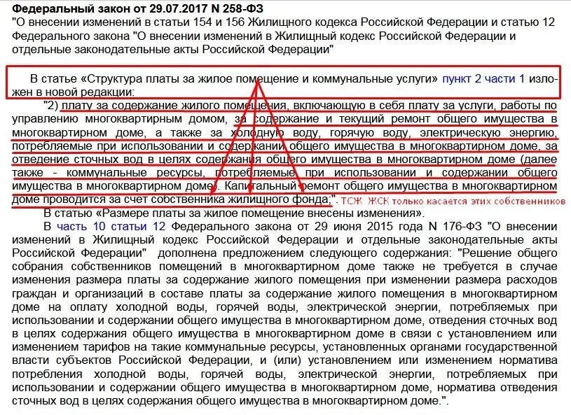 Потребляемые при содержании общего имущества