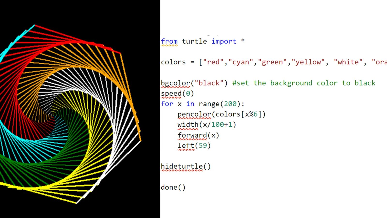 Модуль Turtle в Python 3 фигуры. Узор питона. Красивые рисунки в питоне с кодом. Красивые рисунки в питоне.