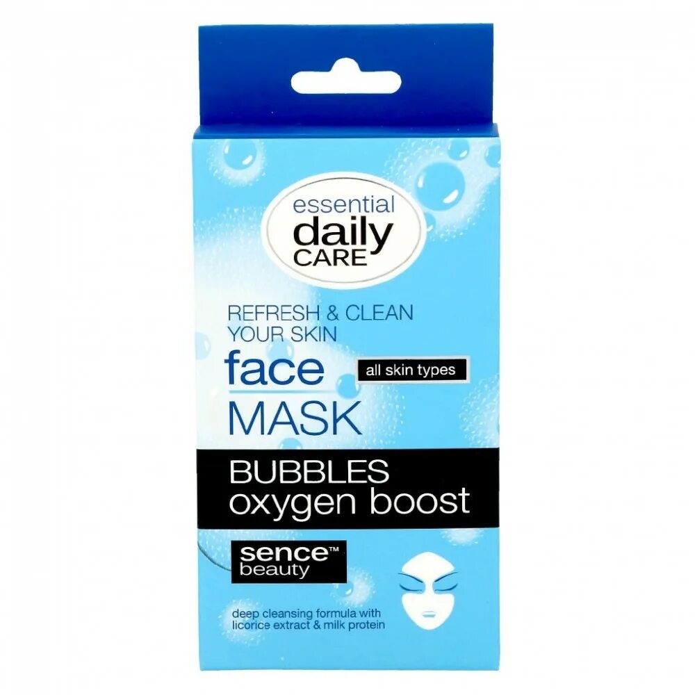 Маска Essential Daily Care. Essential Daily Care face Mask. Oxygen Mask. Маска Essential Daily Care Bubbles Oxygen Boost описание.