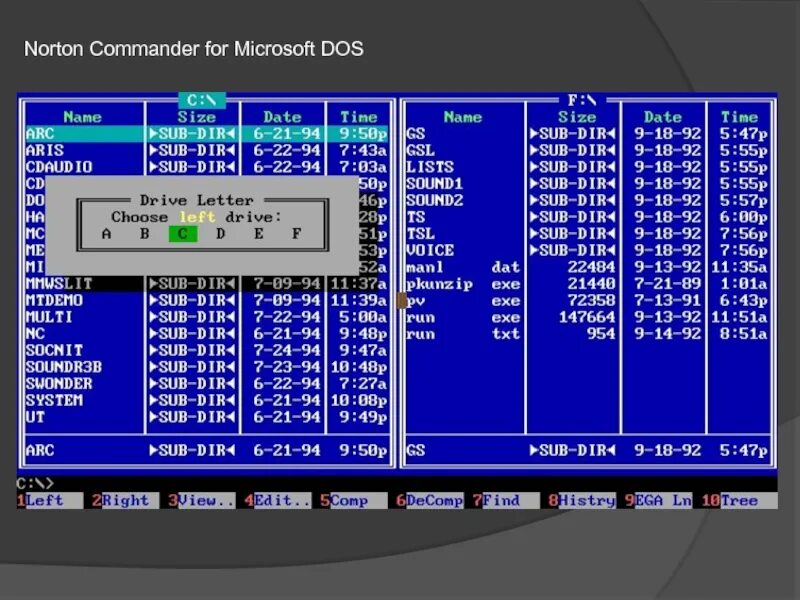 Е дос. Программная оболочка Norton Commander. Операционная система Нортон командер. Операционная оболочка Norton Commander. Norton Commander 1.0.