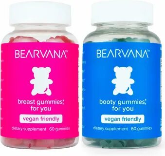 BEARVANA Gummies vir You Herbal Pink en Blue - Aanvulling vir vroue - Delic...