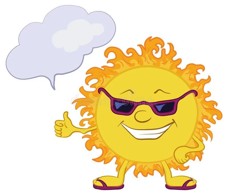 Sun is smiling