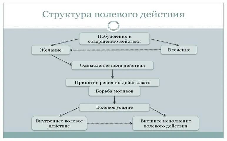 Структура волевого акта. Структура сложного волевого акта. Схема этапы волевого акта. Этапы волевого действия таблица.