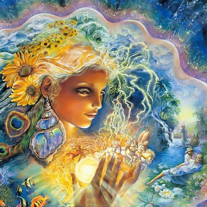 художник фрейдун рассули. целительные картины. женская энергия. женщины потоков. женщины потоков.