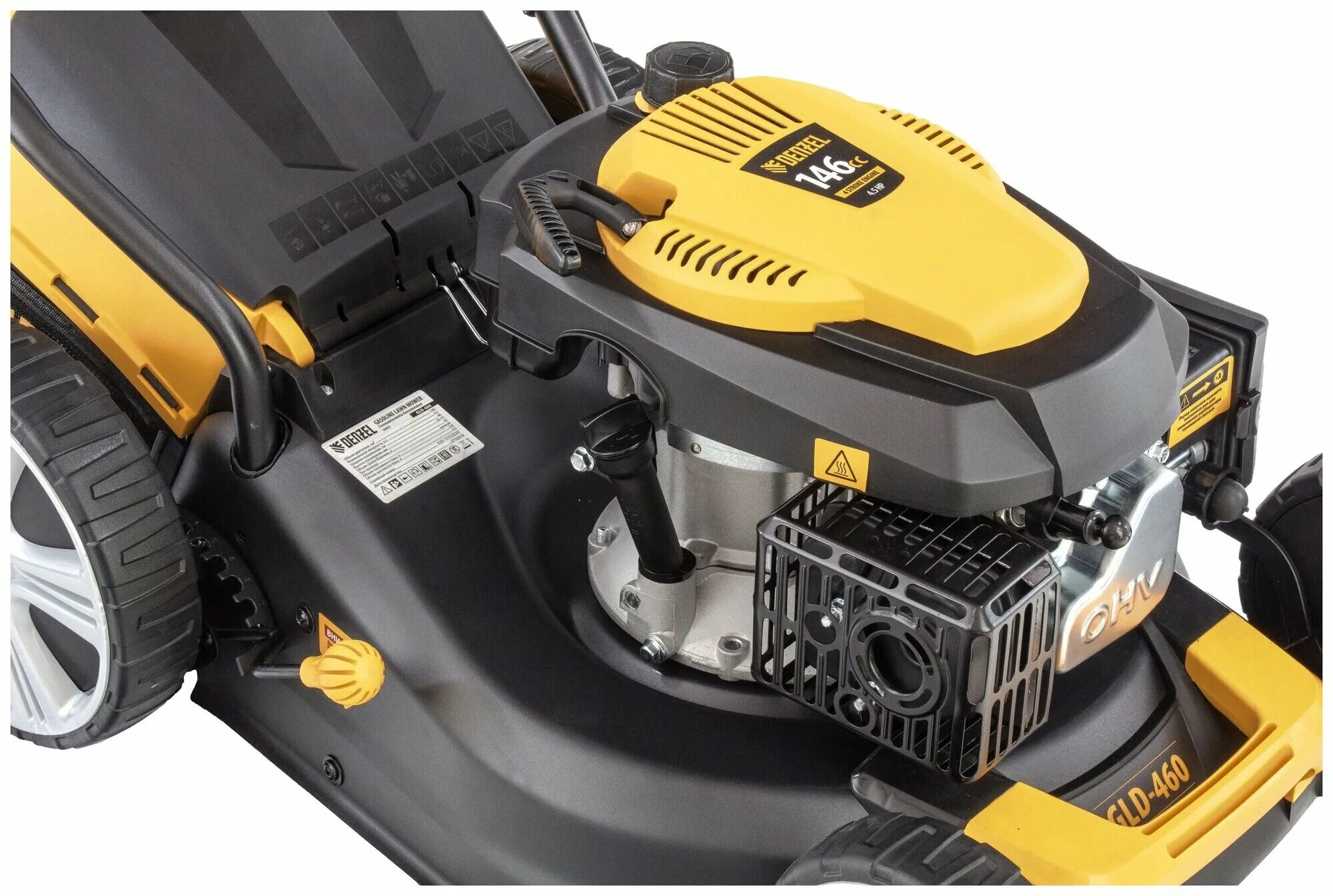 Бензиновая газонокосилка denzel gld-460sp 58803. Газонокосилка бензиновая gld 460. Газонокосилка denzel gld-460sp (4,5лс 46см 50л). Газонокосилка бензиновая gld 460. Газонокосилка дензел 460.