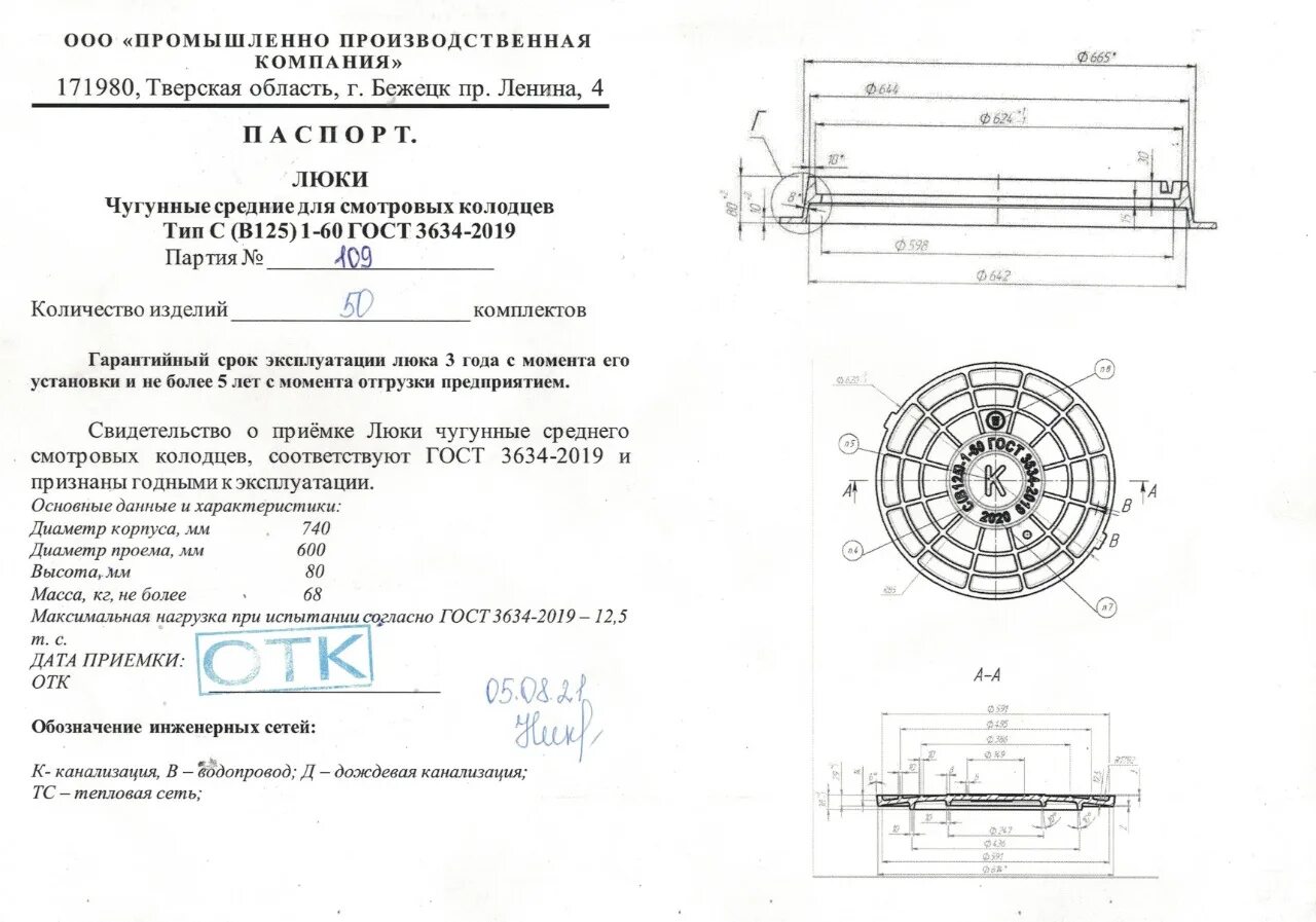 Гост люки чугунные 3634 2019