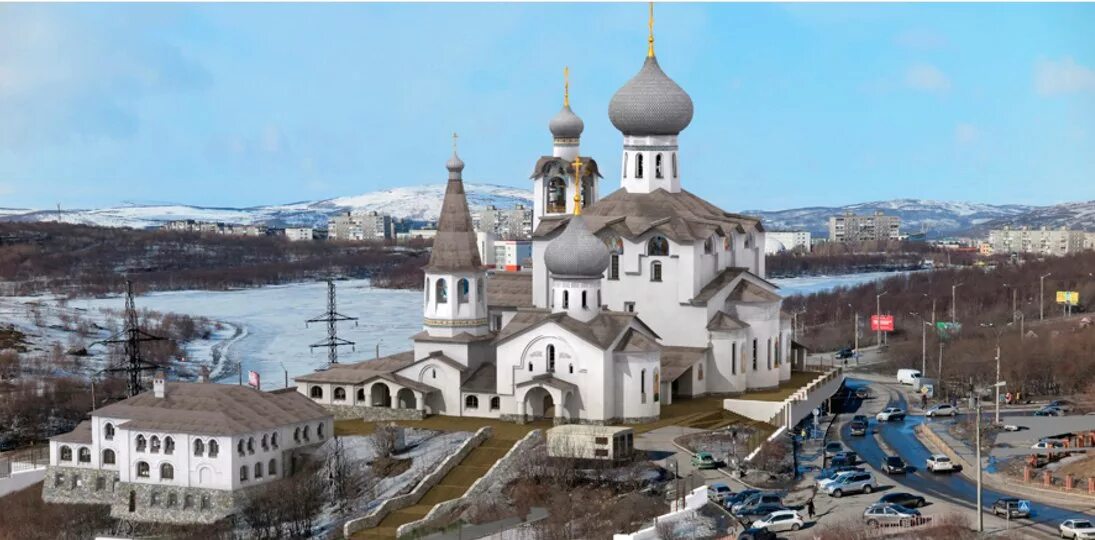 Высота церкви спаса на водах в мурманске. Храм Спаса на Водах Мурманск.