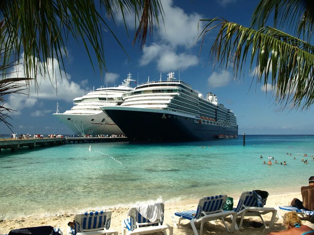 Морские кругосветные путешествия. Круизный лайнер Карибское море. Круизный туризм (Карибский бассейн). Красивые путешествия. Путешествие на лайнере.