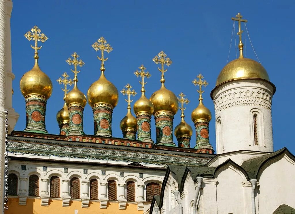 Открытие православных храмов. Теремные церкви Московского Кремля.