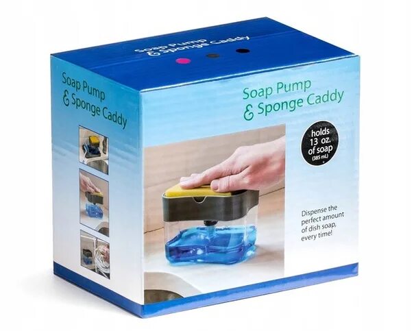 Soap Pump and Sponge Caddy. Дозатор для моющего средства с губкой Soap Pump. Sponge Caddy подставка для губки. Диспенсер кухонный Soap Pump.