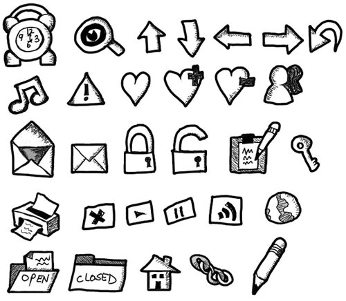 Маленькие значки. Значки рисунки. Карандашные иконки. Значки рисуночки. Draw icons