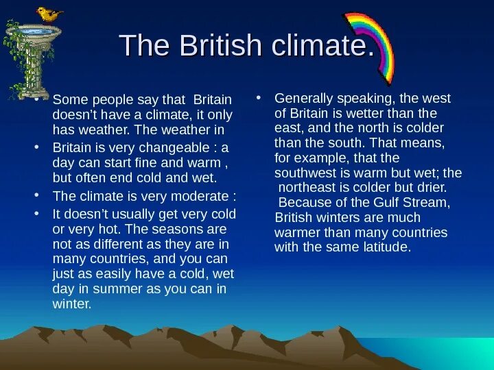 The british climate. Климат на английском. Weather презентация. Презентация about weather. Британский климат на английском.