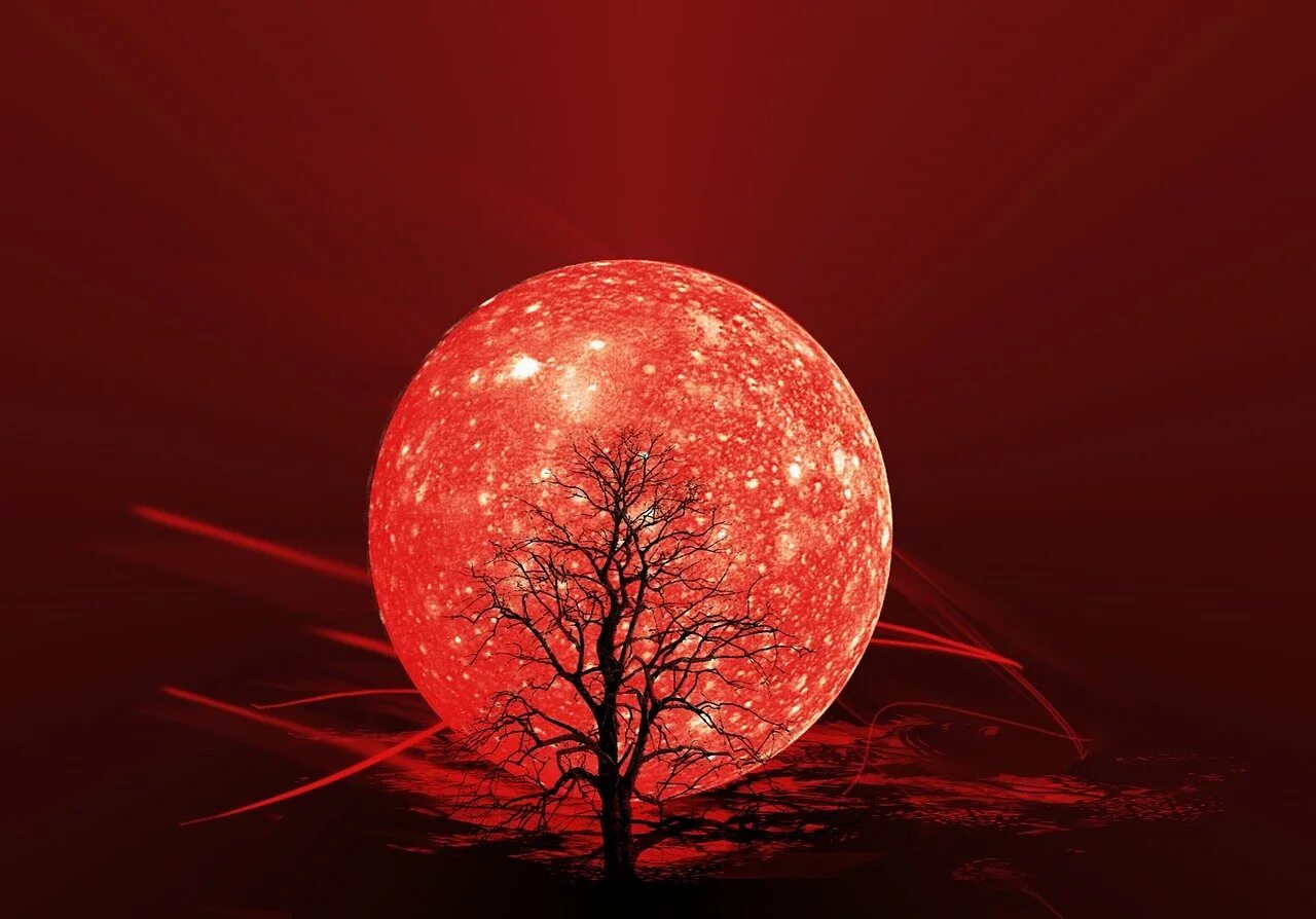 4 красные луны. Кровавая Луна фон. Кровавая Луна Эстетика. Красная Луна арт.