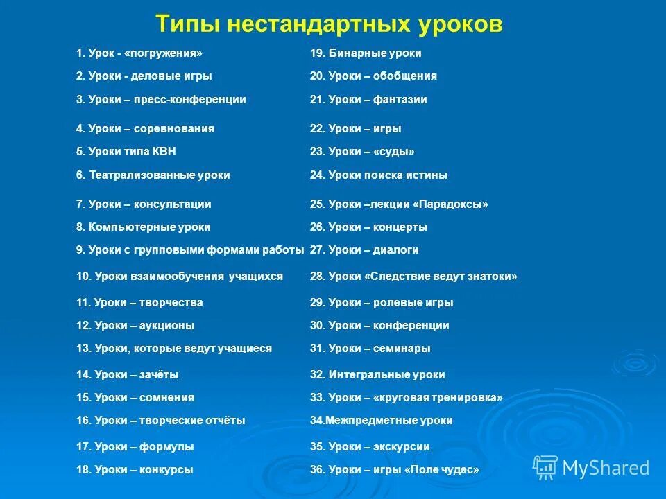 Нестандартные уроки. Виды нестандартных уроков. План нестандартного урока. Интересные виды уроков. Типы нестандартных уроков.