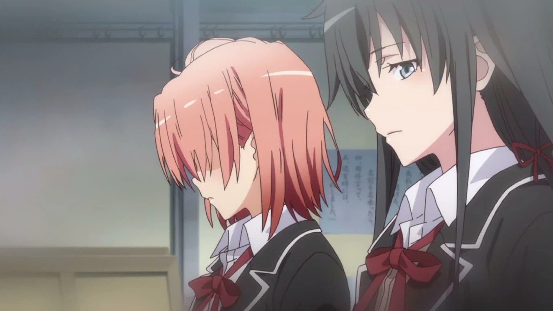 Сплошной обман 4. Юи Юигахама. Oregairu Юи Юигахама. Юи розовая пора. Юи Юигахама плачет.