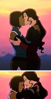 KorrAsami / Korra x Asami Sato Avatar the legend of korra lok Canon Yuri ki...