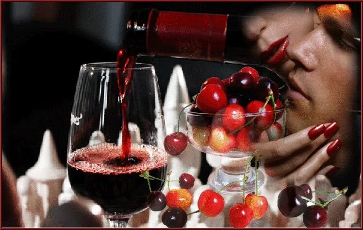 Песня красным вином наполняет бокал она. Вино любви. Бокал любви. Фрукты для романтического вечера. Налью в бокалы красного.