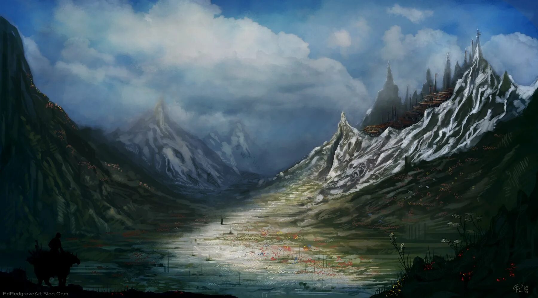 Фэнтезийный пейзаж горы долина. Гор вать. Горы фэнтези. Гор вать. Укажи глагол.