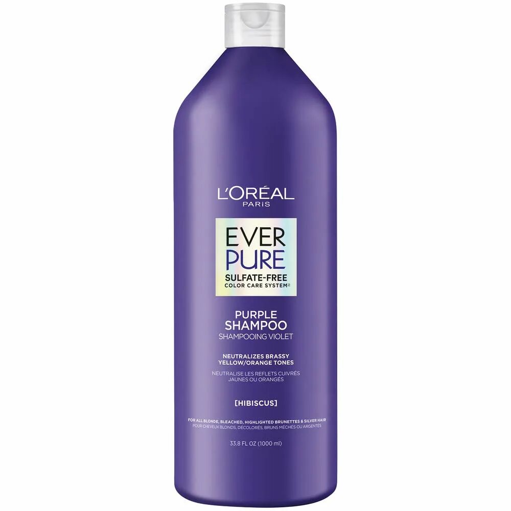 Шампунь ever Pure лореаль Everpure тонирующий. Loreal Purple Shampoo. Лореаль Париж шампунь фиолетовый. L'Oreal Paris Everpure.