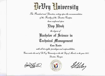 Some university degree
