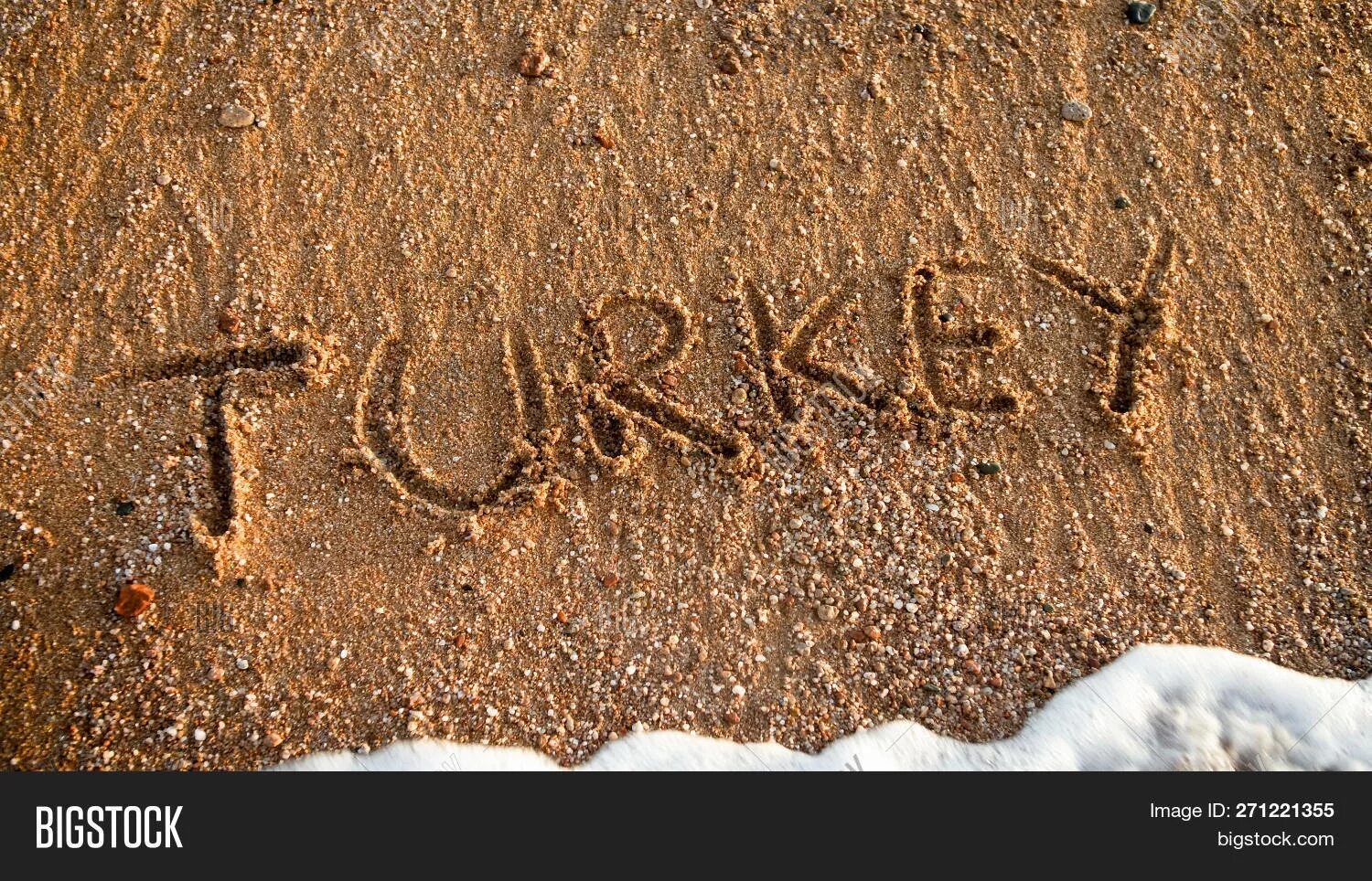 Turkey word. Турция написать картинка надо.