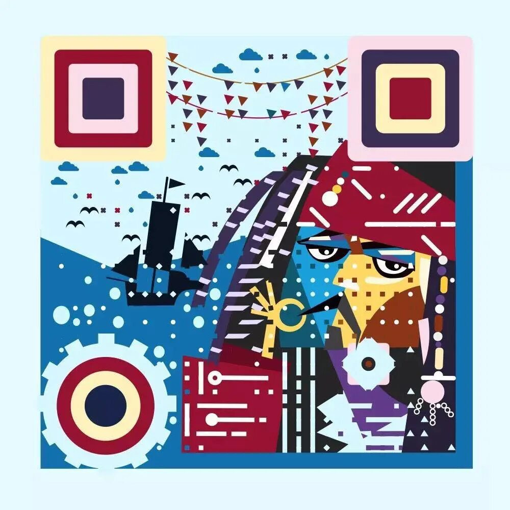 Quick qr art. Qr код арт. qr art. код искусства. art with code.