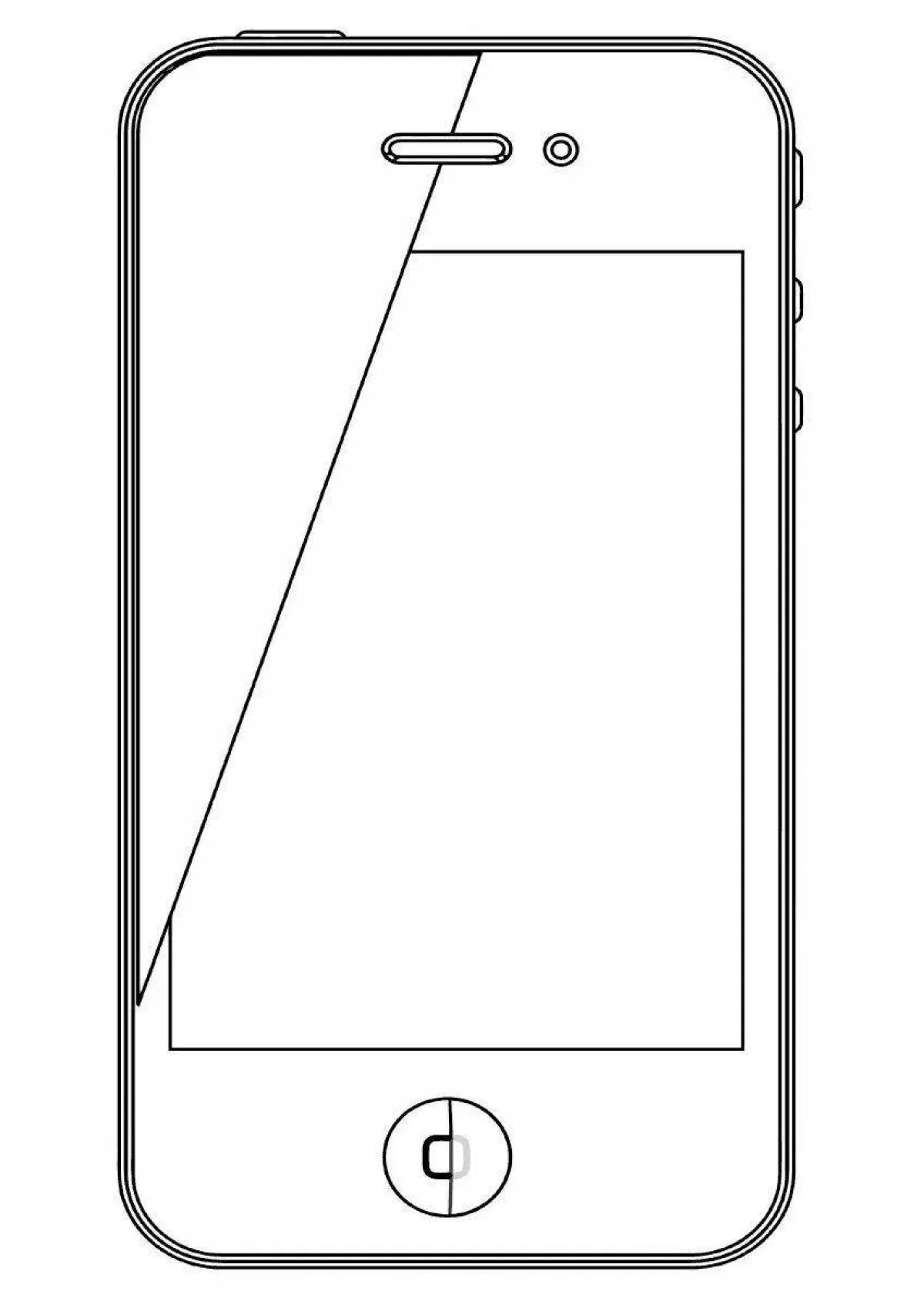Телефон айфон рисунок. Раскраска айфон. Раскраска смартфон. Раскраска айфон 6. Айфон рисунки разукрашенные.