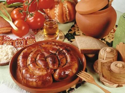Вкусный блюда из русской кухни