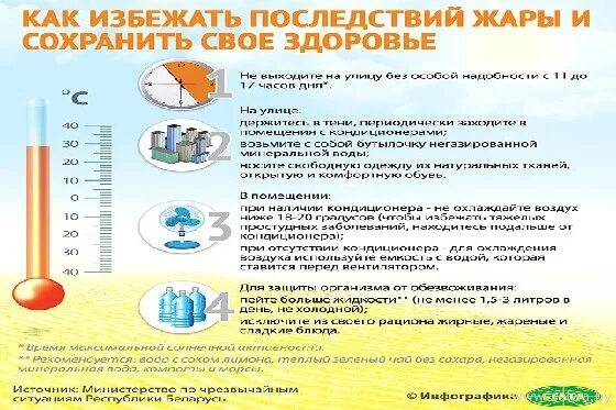 При температуре становится жарко