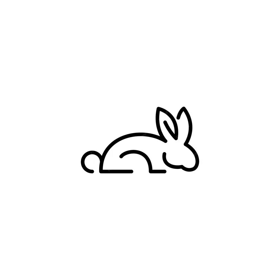 Логотип с зайцем