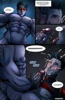 Slideshow gay batboys porn comic.