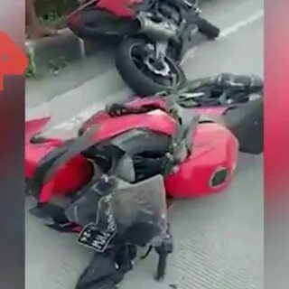 Видео аварии с мототаня