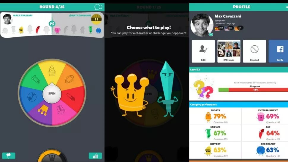 Trivia spin. Trivia crack. Тривиа крек персонажи. Тривиа крек персонаж кисточка. Как играть с другом в тривиа крак.