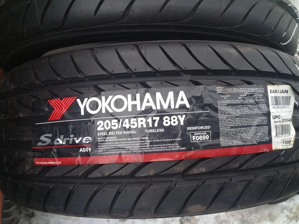 Резина yokohama лето. Yokohama s.Drive as01. Yokohama s-Drive (as01) 225/45 r17 91y. Йокогама as01. Автомобильная шина Yokohama ac01 c.Drive 205/45 r17 88y летняя.