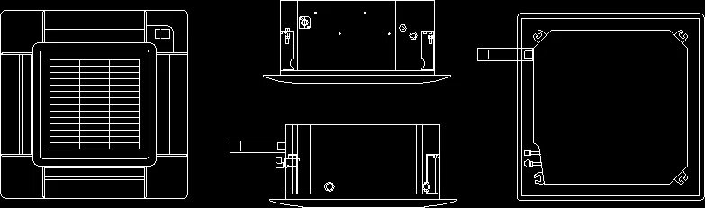 Хаиер 24 кондиционер размер наружного блока. Кассетный кондиционер чертежи dwg. Haier кондиционер монтажный чертеж. Кондиционер dwg. Кассетный блок кондиционера dwg.