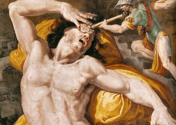 Бог убивший всех циклопов. Бог убивший всех циклопов. Великан герион подвиг геракла. Бог убивший всех циклопов. Полифем древняя греция.