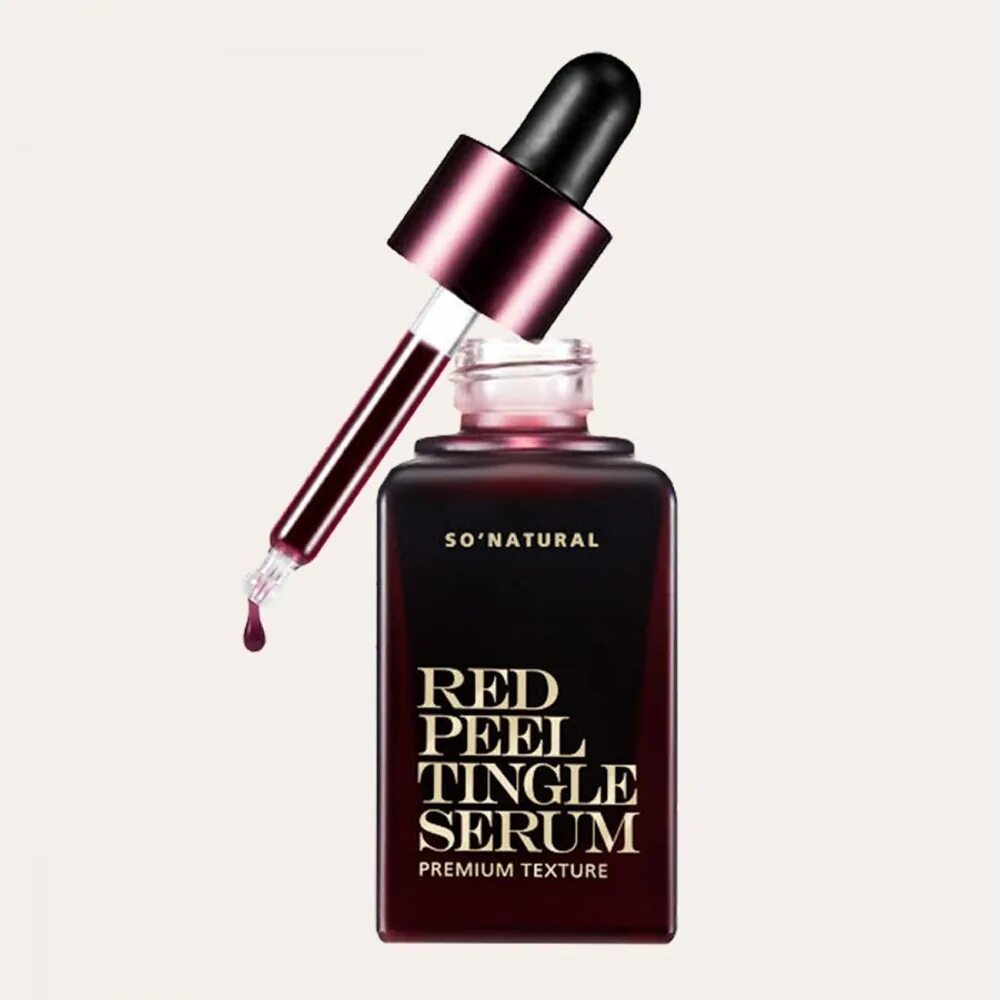 Сыворотка natural. So natural Red Peel Tingle Serum. Кислотная сыворотка so natural Red Peel Tingle Serum, 35 мл. Пилинг-сыворотка Red Peel Tingle Serum 35ml (so'natural). Пилинг Red Peel Tingle Serum.