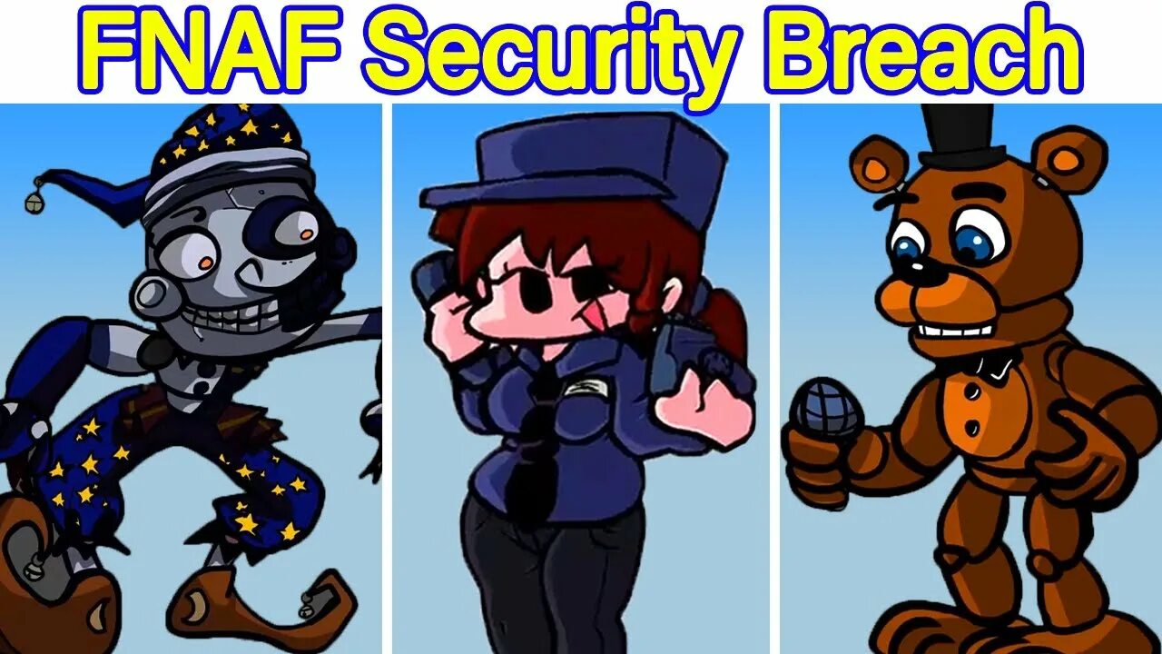 ФНАФ нарушение безопасности. FNF vs FNAF 9. MCFARLANE FNAF Security Breach концепт. FNF FNAF Security Breach. Фнаф против фнаф 9